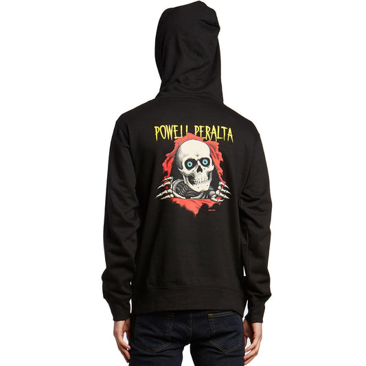 Bones Ripper Medium Weight Hoodie - Black